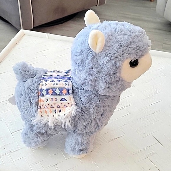 Kellytoy Plush Alpaca Llama with Blanket Stitched On Soft and Cuddly About 10" - Picture 4 of 9